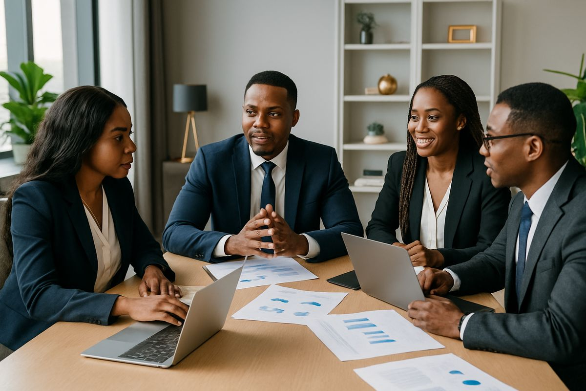 HR professional validating candidate information in an office